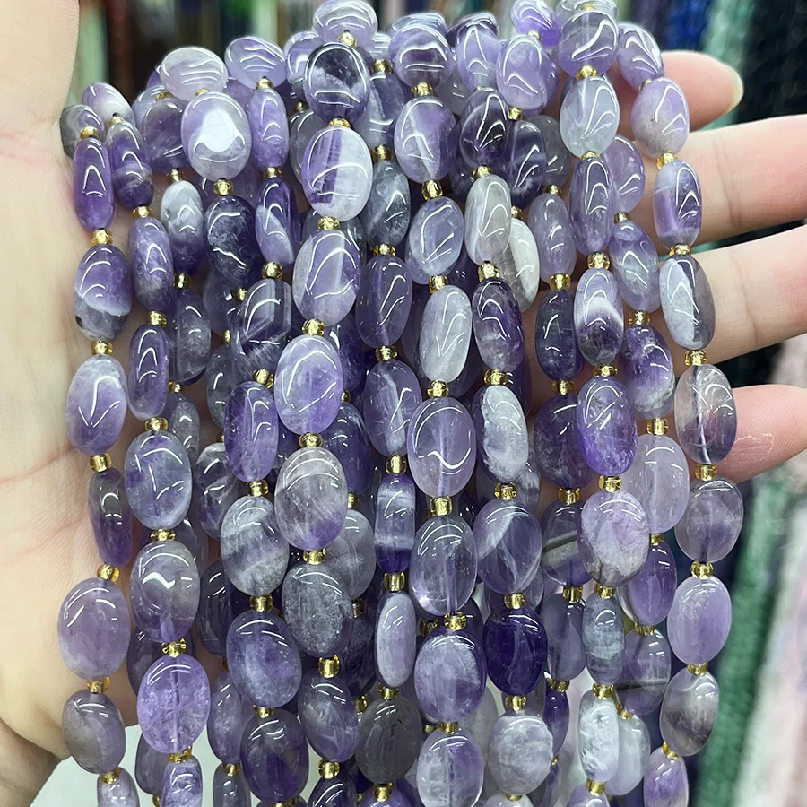 Amethyst Cabochon kaufen - natuerlich & unbehandelt | Moss Crystal