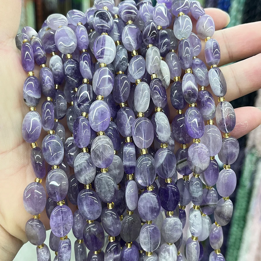 Amethyst Cabochon kaufen - natuerlich & unbehandelt | Moss Crystal