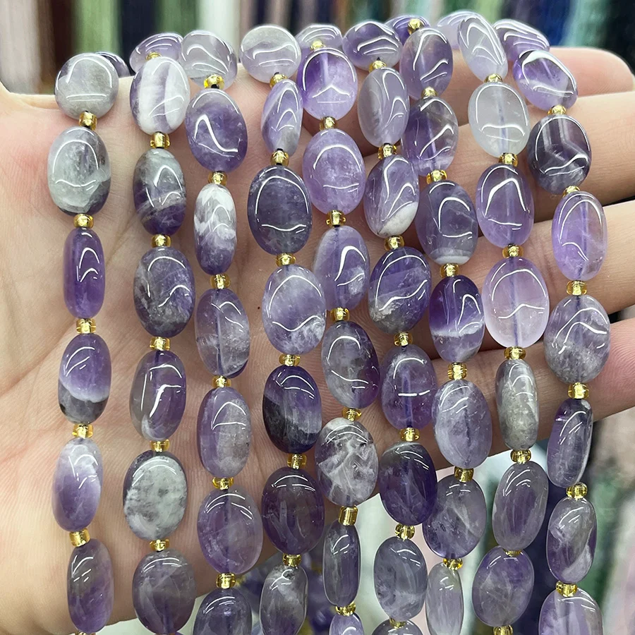 Amethyst Cabochon kaufen - natuerlich & unbehandelt | Moss Crystal