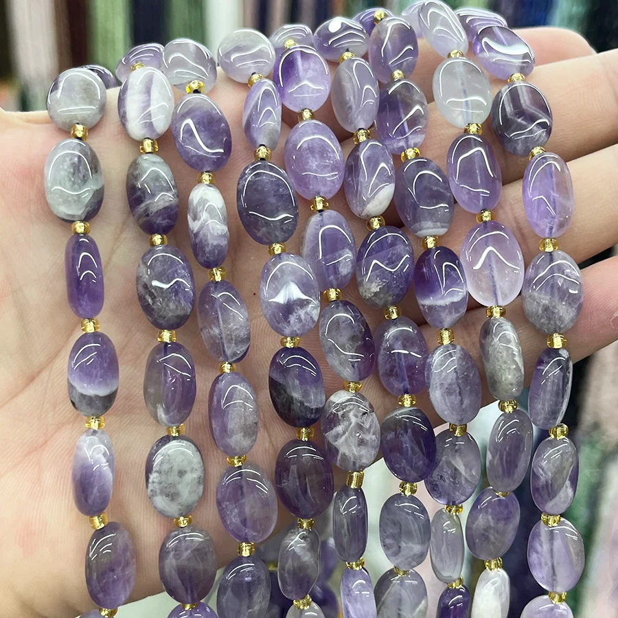Amethyst Cabochon kaufen - natuerlich & unbehandelt | Moss Crystal
