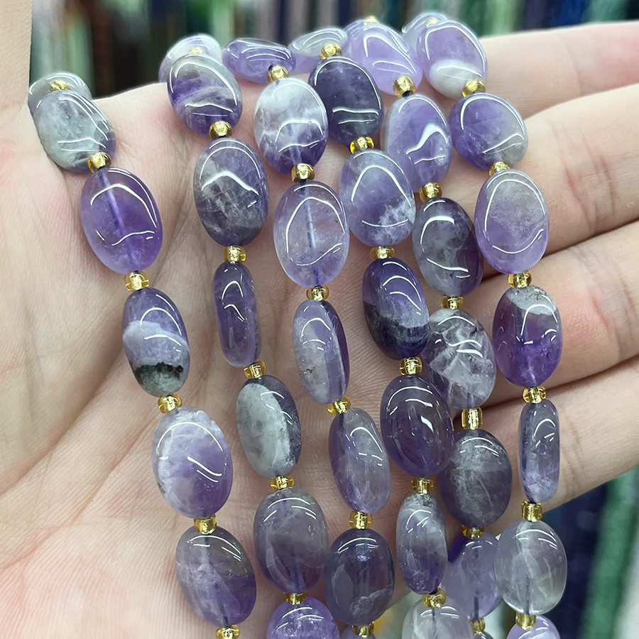 Amethyst Cabochon kaufen - natuerlich & unbehandelt | Moss Crystal