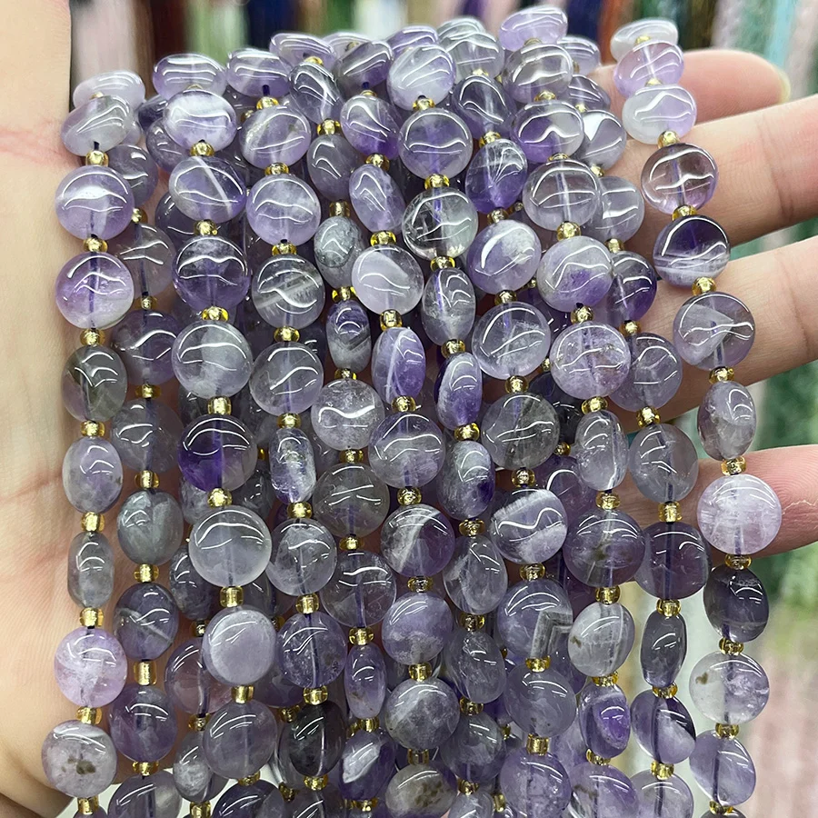 Amethyst Cabochon kaufen - natuerlich & unbehandelt | Moss Crystal