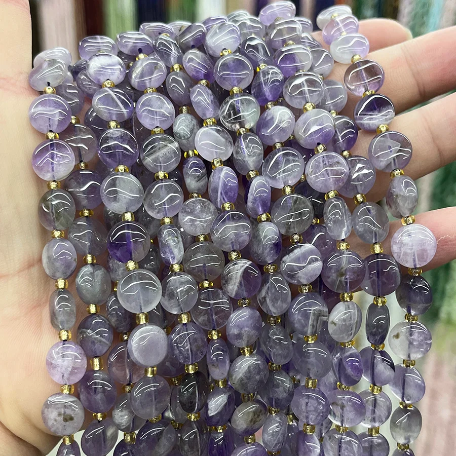 Amethyst Cabochon kaufen - natuerlich & unbehandelt | Moss Crystal