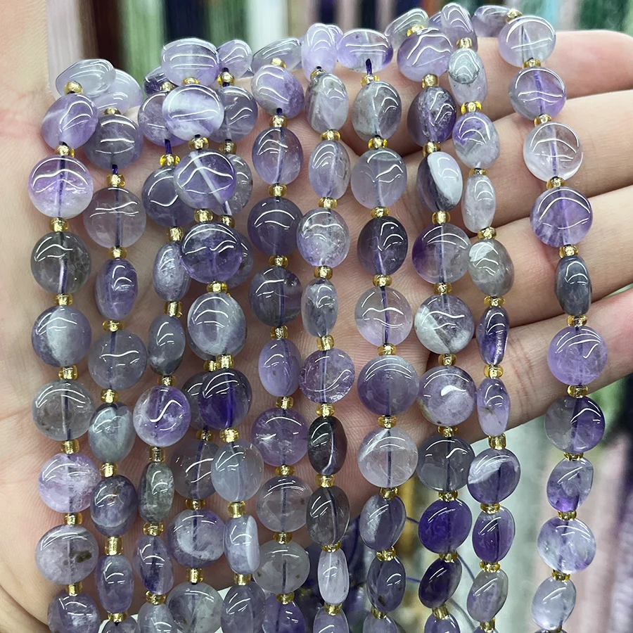 Amethyst Cabochon kaufen - natuerlich & unbehandelt | Moss Crystal