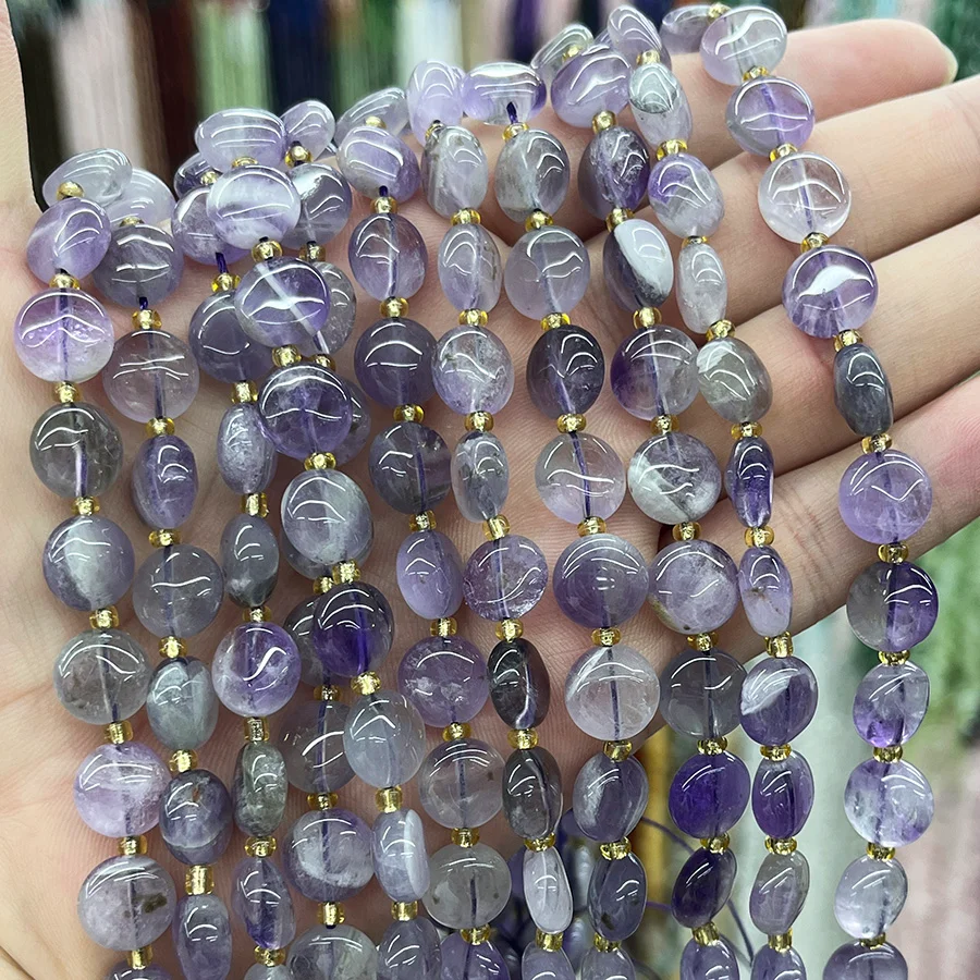 Amethyst Cabochon kaufen - natuerlich & unbehandelt | Moss Crystal