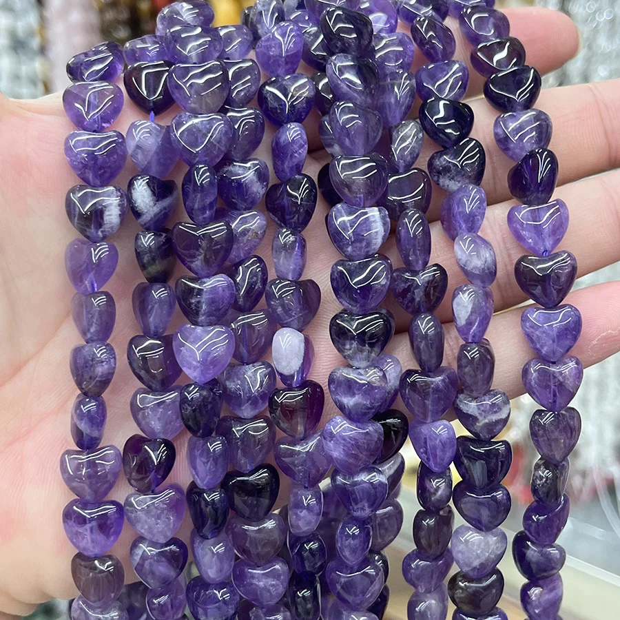 Amethyst Cabochon kaufen - natuerlich & unbehandelt | Moss Crystal