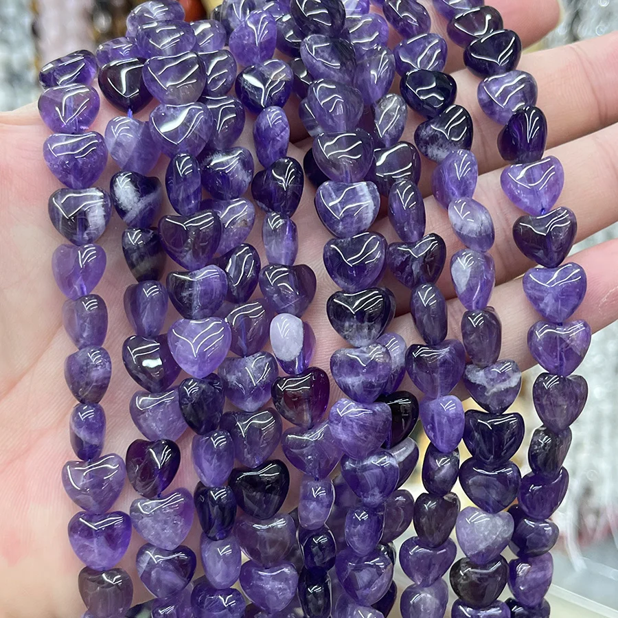 Amethyst Cabochon kaufen - natuerlich & unbehandelt | Moss Crystal