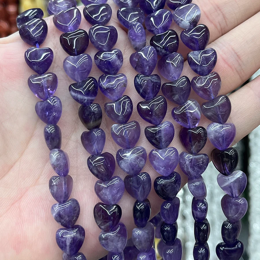 Amethyst Cabochon kaufen - natuerlich & unbehandelt | Moss Crystal