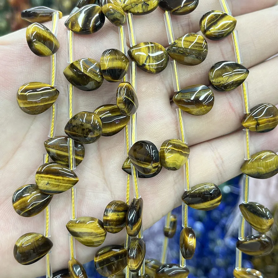 Tigerauge Cabochon 10mm kaufen - natuerlich & unbehandelt | Moss Crystal