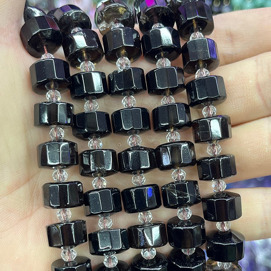 Rauchquarz Facettiert 13-18mm - MossCrystal